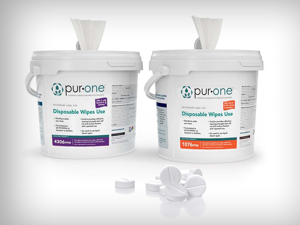 EvaClean 4306PPM and 1076PM bins