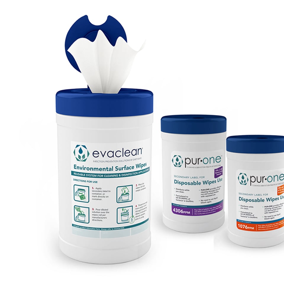 EvaClean wipe containers